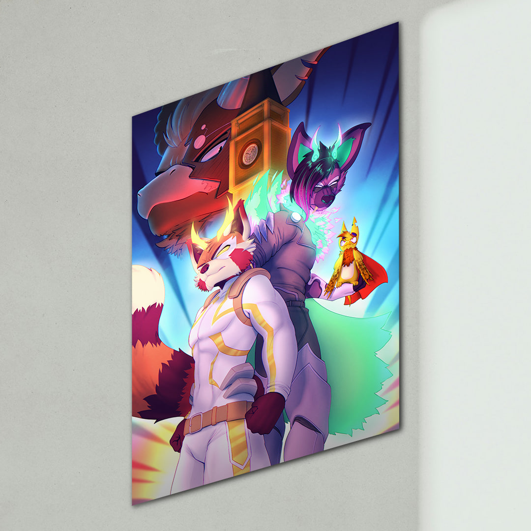 "FluffCity: Dawn of Heroes" Poster