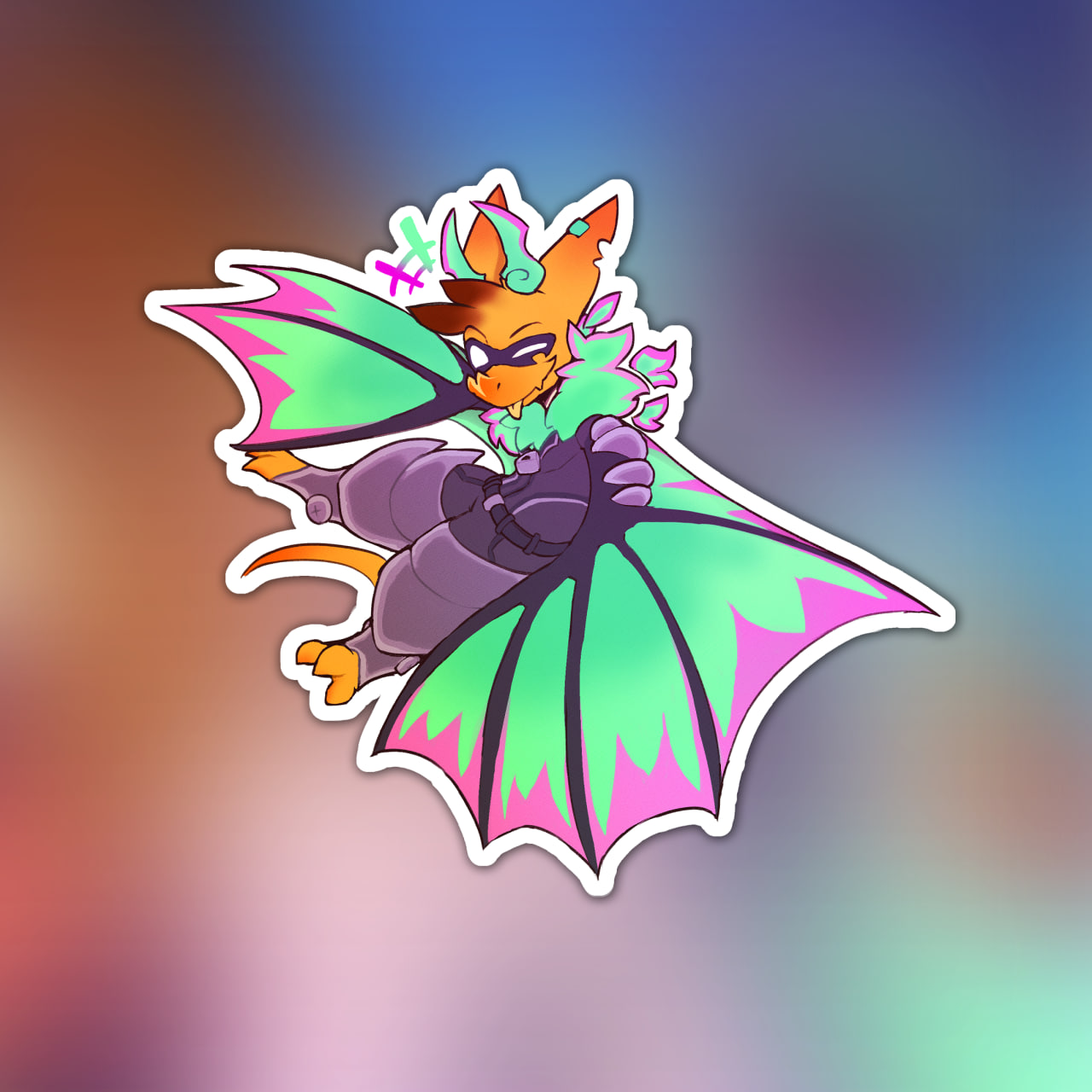 "FluffCity: The Action Pack!" 6-stickers pack - image 4